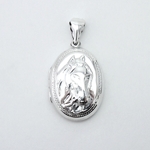 Sterling Silver Oval Horse Locket Sterling Silver Oval Horse Locket